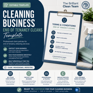 TEMPLATE - Terms & Conditions End of Tenancy Cleans