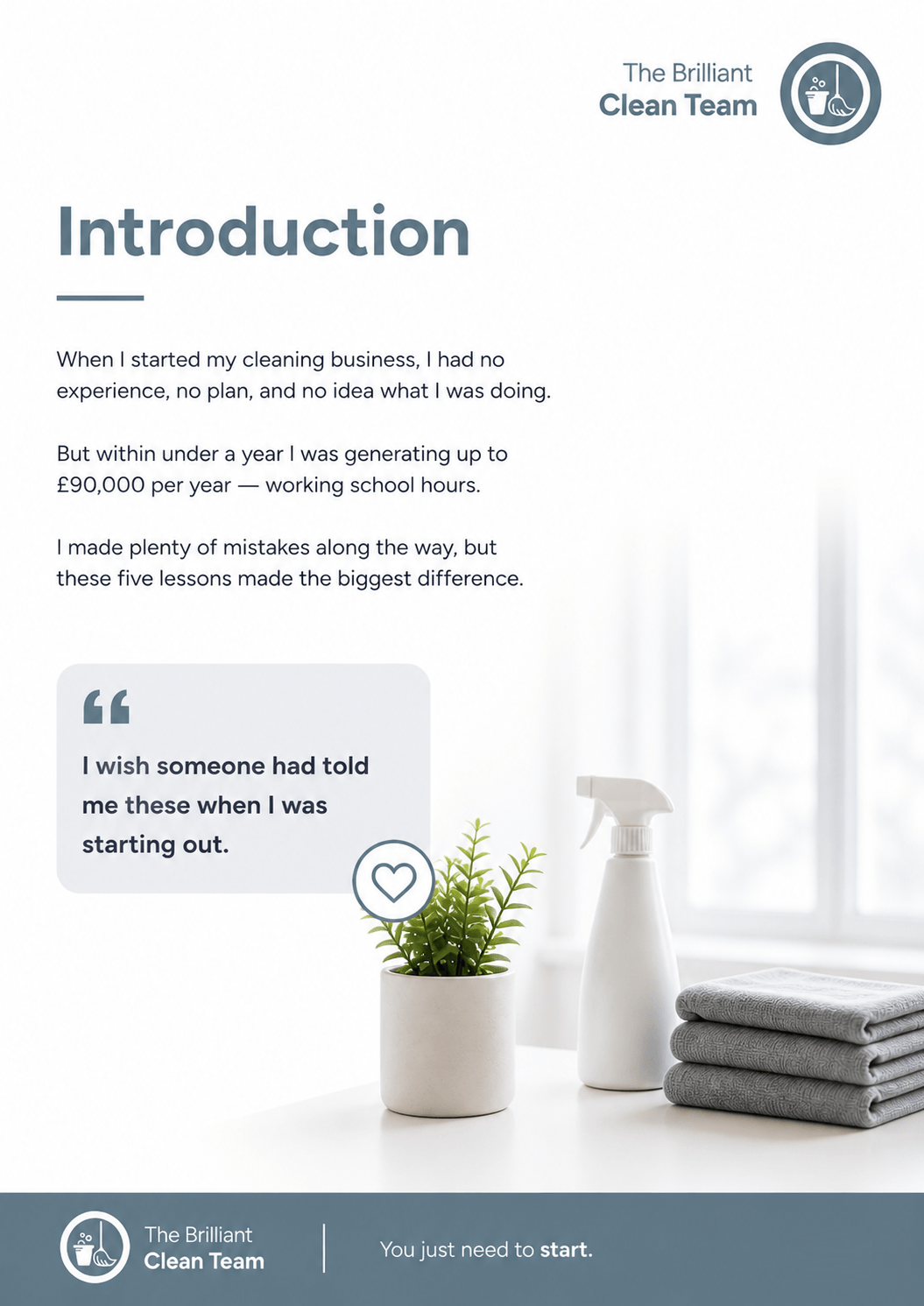 Cleaning business guide preview page 2