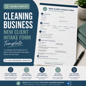 TEMPLATE - New Client Intake Form