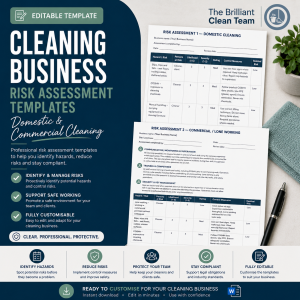 TEMPLATE - Risk Assessment Domestic & Commercial Cleaning